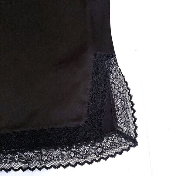 ERES silk blouse top with eyelet lace details, black - Picture 4 of 10